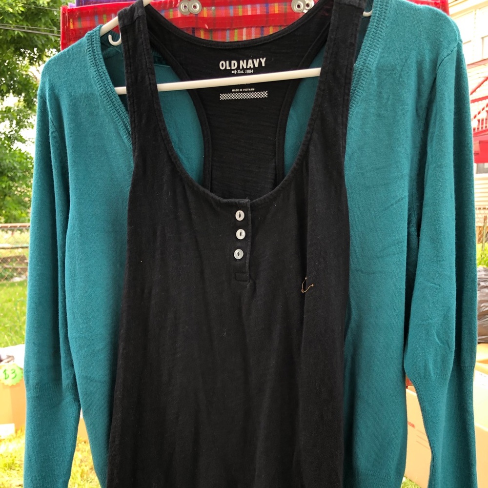 Turqouise cardigan